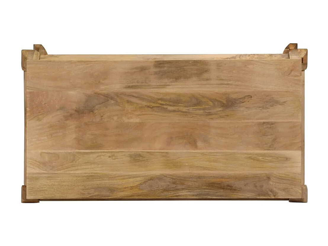 Table de salle à manger 118x60x76 cm Bois de manguier massif FR428753