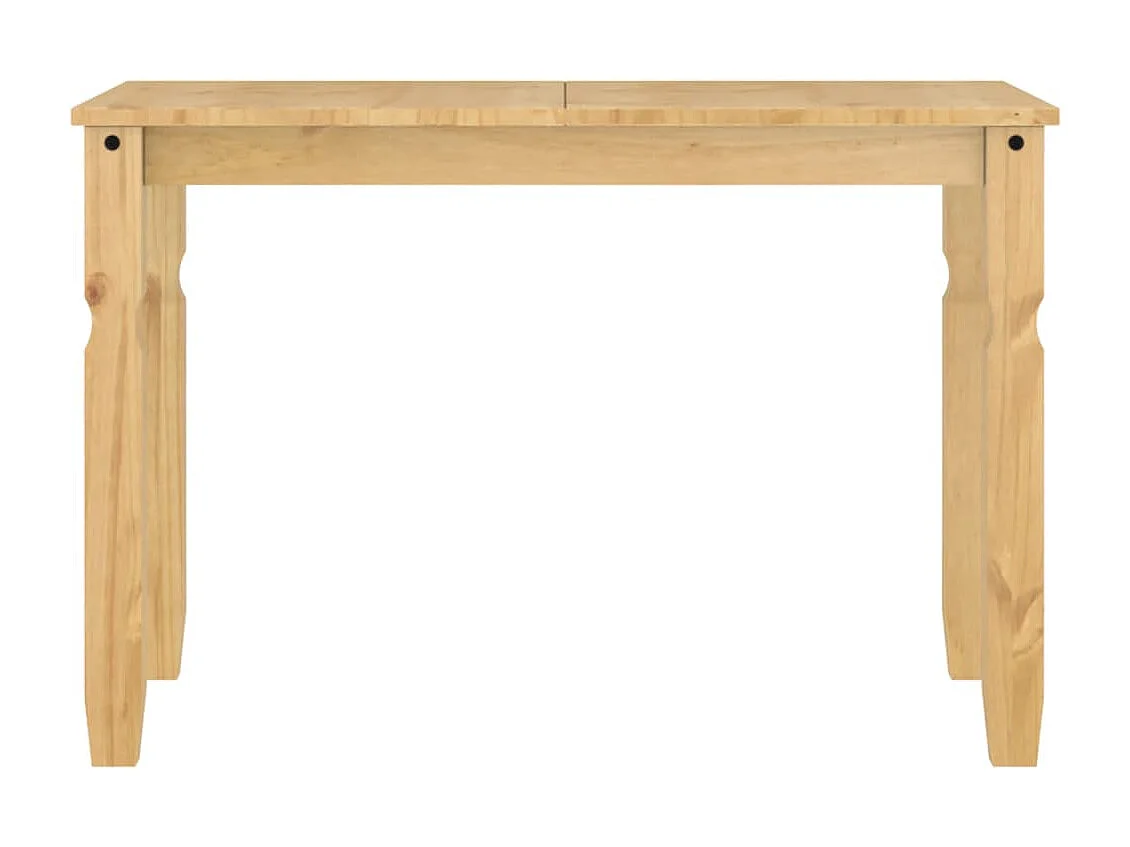 Mesa de comedor Corona madera maciza de pino 112x60x75 cm ES410243