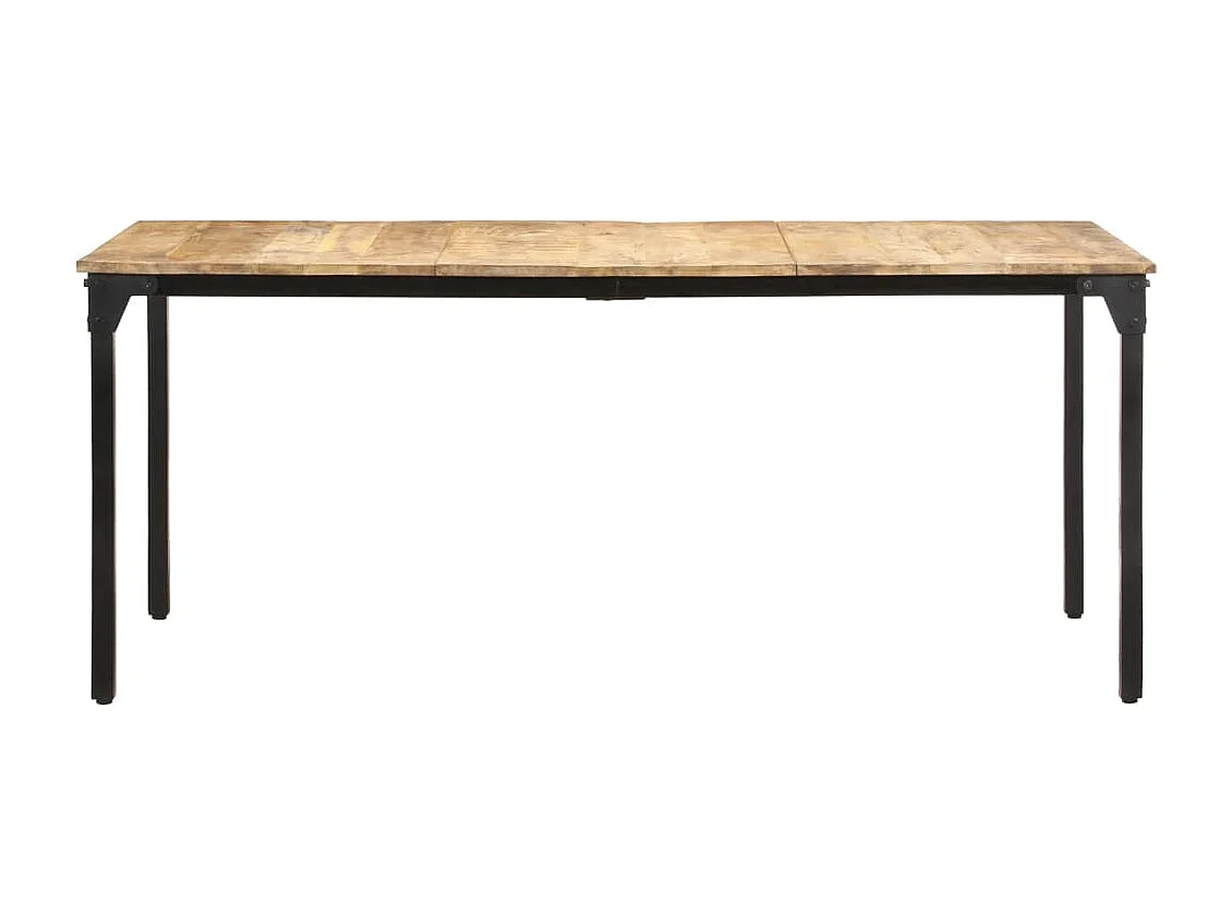 Table à manger 180x90x76 cm Bois de manguier brut FR377921