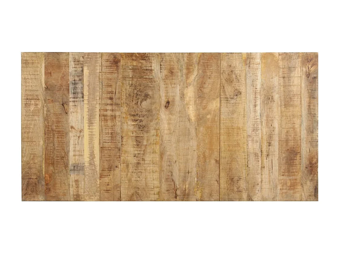 Table à manger 180x90x76 cm Bois de manguier brut FR377921