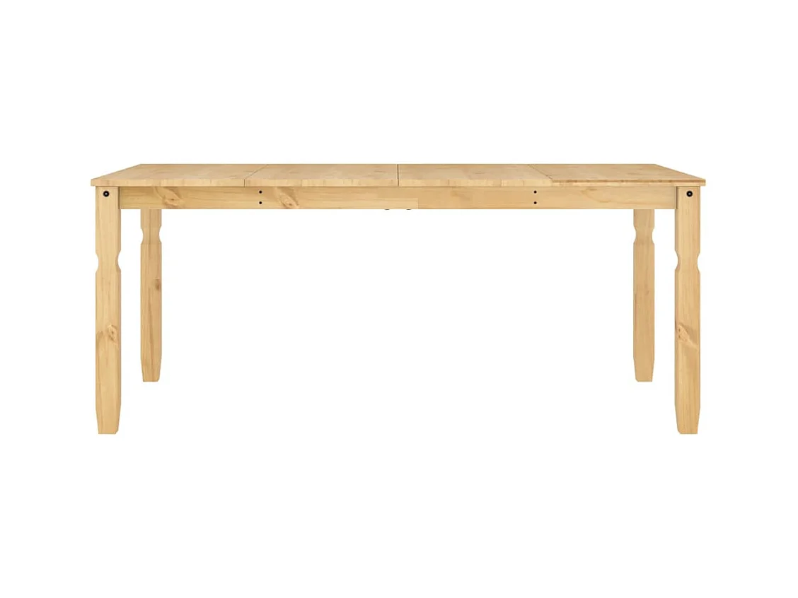 Mesa de comedor Corona madera maciza de pino 180x90x75 cm ES460795