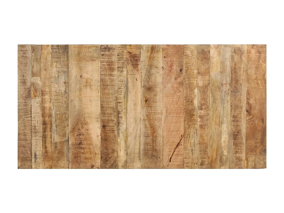 Table de salle à manger 160x80x76 cm Bois de manguier brut FR538596