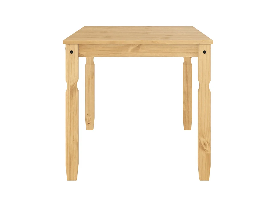 Table à manger Corona 160x80x75 cm bois massif de pin FR874247
