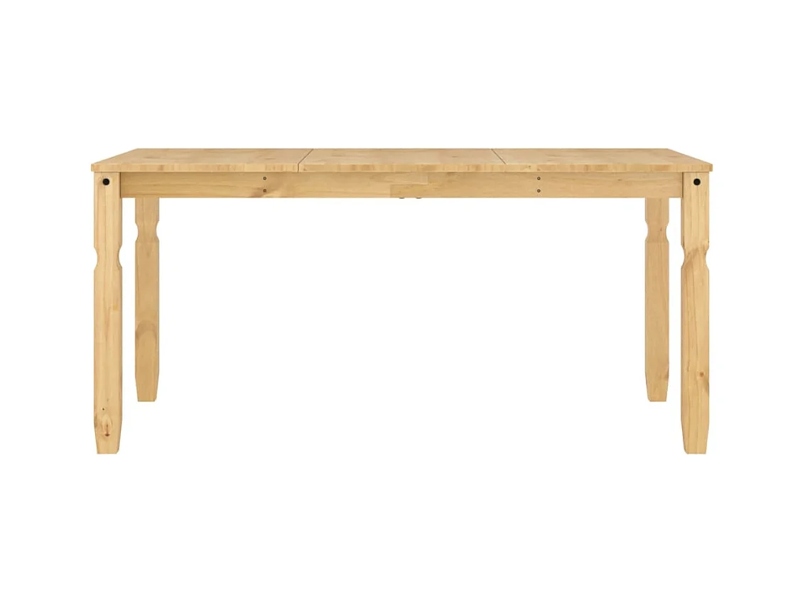 Table à manger Corona 160x80x75 cm bois massif de pin FR874247