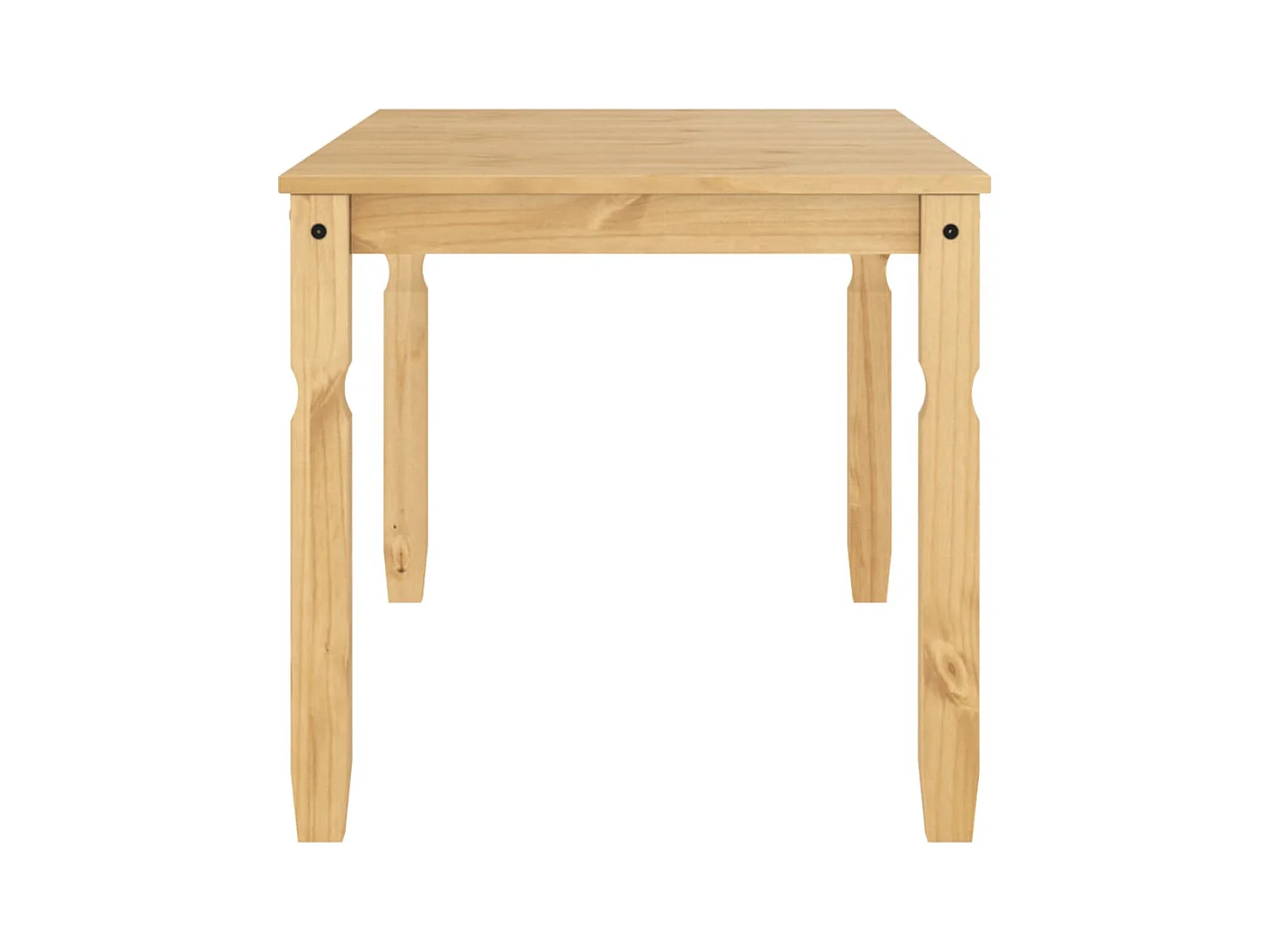 Table à manger Corona 160x80x75 cm bois massif de pin FR874247