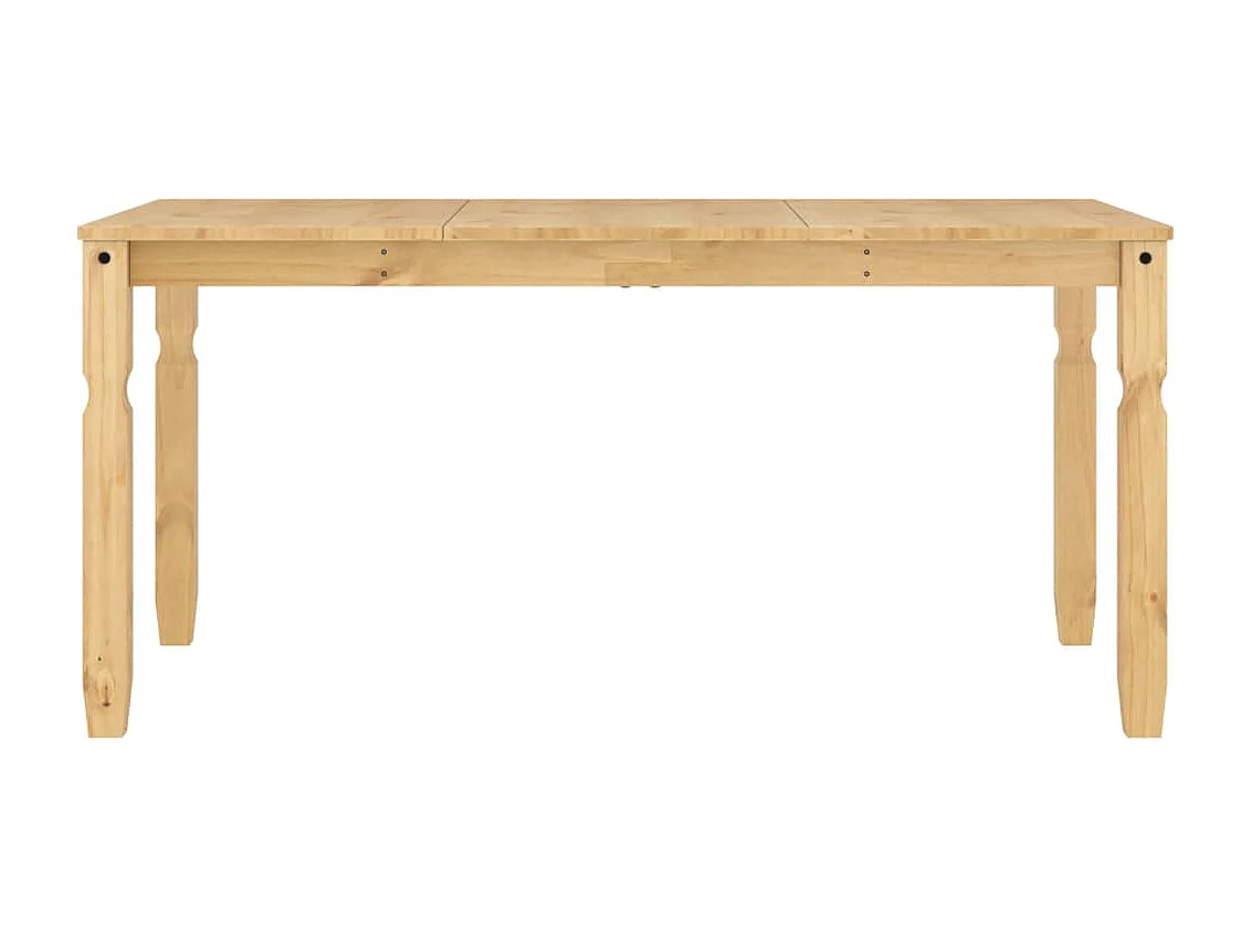 Table à manger Corona 160x80x75 cm bois massif de pin FR874247