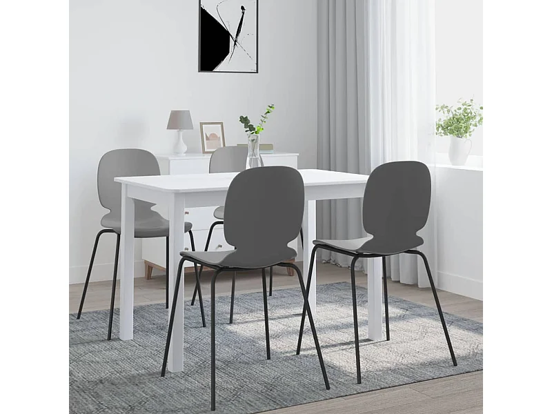 Table à manger Blanc 114x71x75 cm Bois d'hévéa massif FR867918
