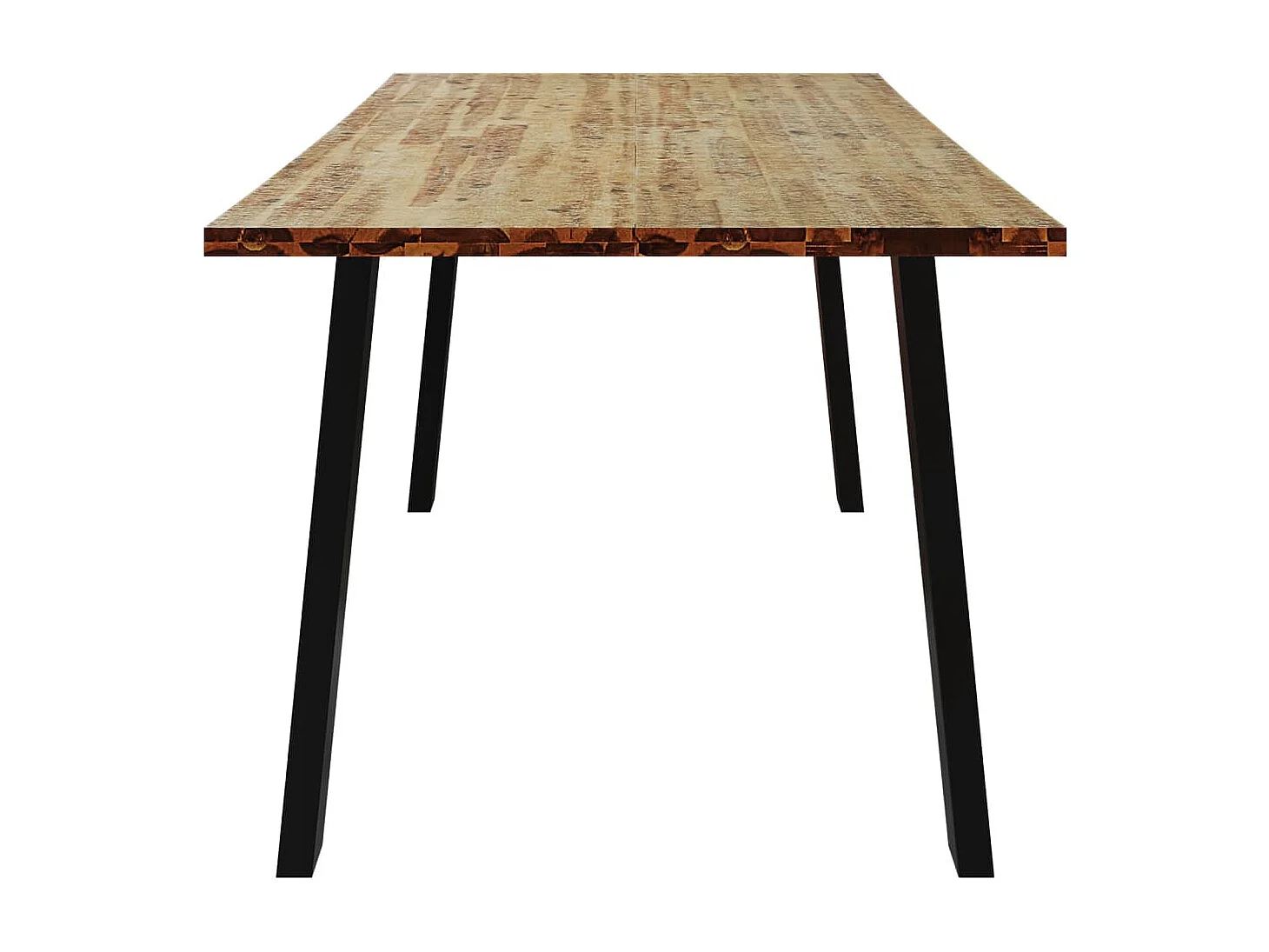 Table à manger 150x90x75 cm bois d'acacia solide FR113738