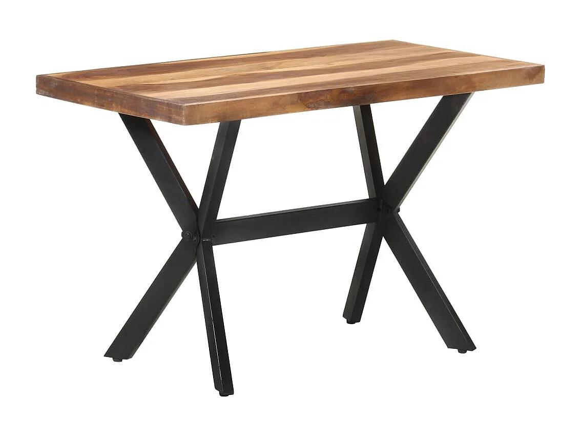 Mesa de comedor de madera acacia acabado miel 120x60x75 cm ES397571