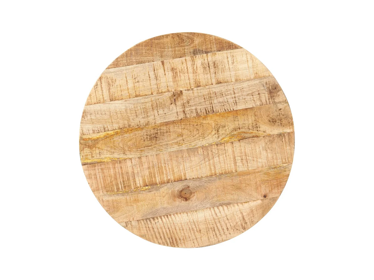 Table de bistro Ronde Ø60x75 cm Bois de manguier brut FR263516