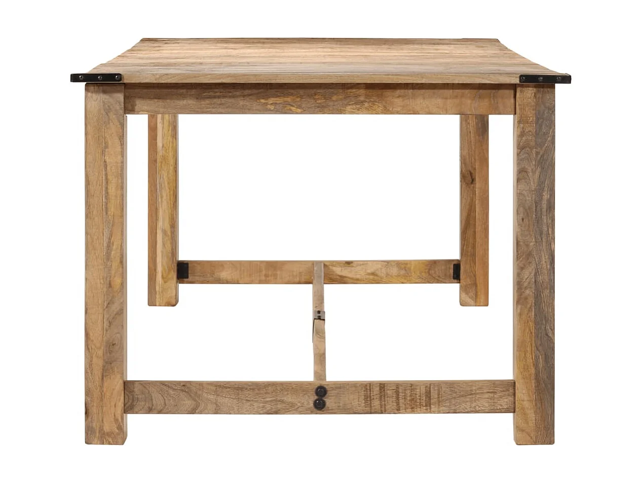 Table à manger 200x100x75 cm bois de manguier massif FR871744