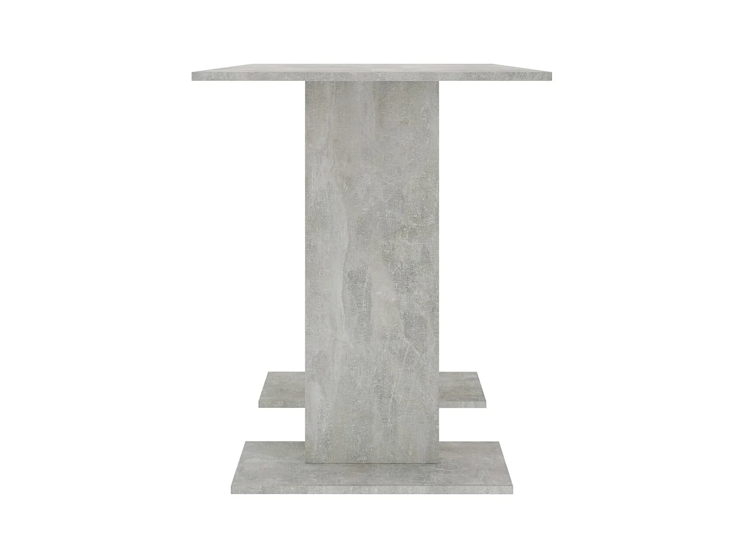 Table de salle à manger Gris béton 110 x 60 x 75 cm Aggloméré FR378442