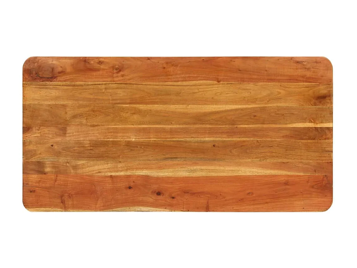 Mesa de jantar 110x55x76 cm madeira de acácia maciça PT516461