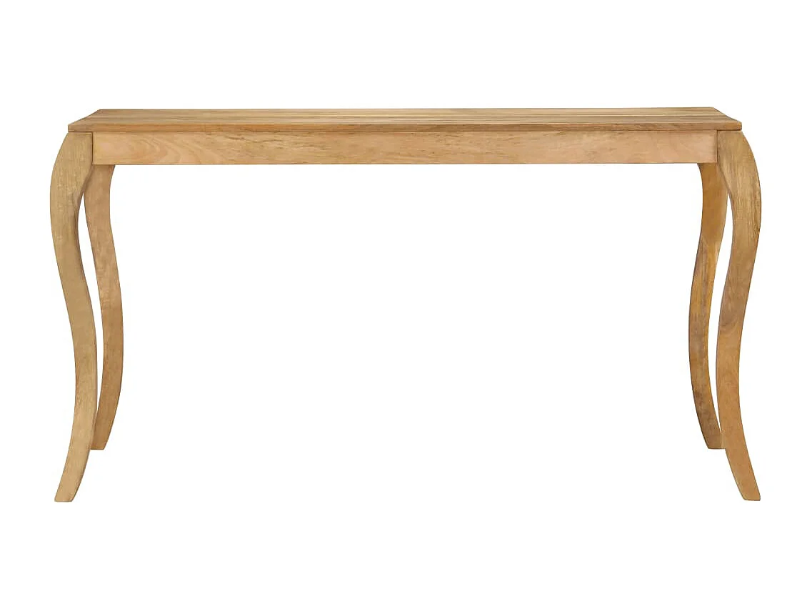 Table de salle à manger 135x75x76 cm Bois de manguier massif FR313126
