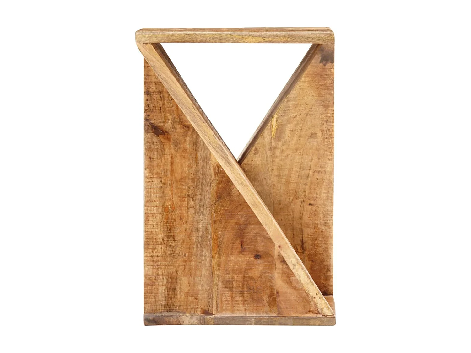 Mesa auxiliar de madera maciza de mango 35x35x55 cm ES679168