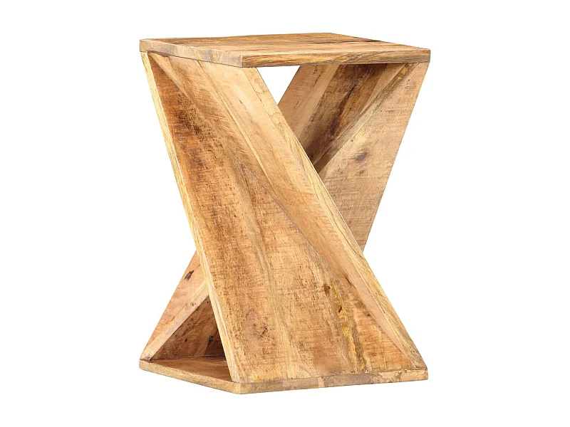 Mesa de apoio 35x35x55 cm madeira de mangueira maciça PT640785