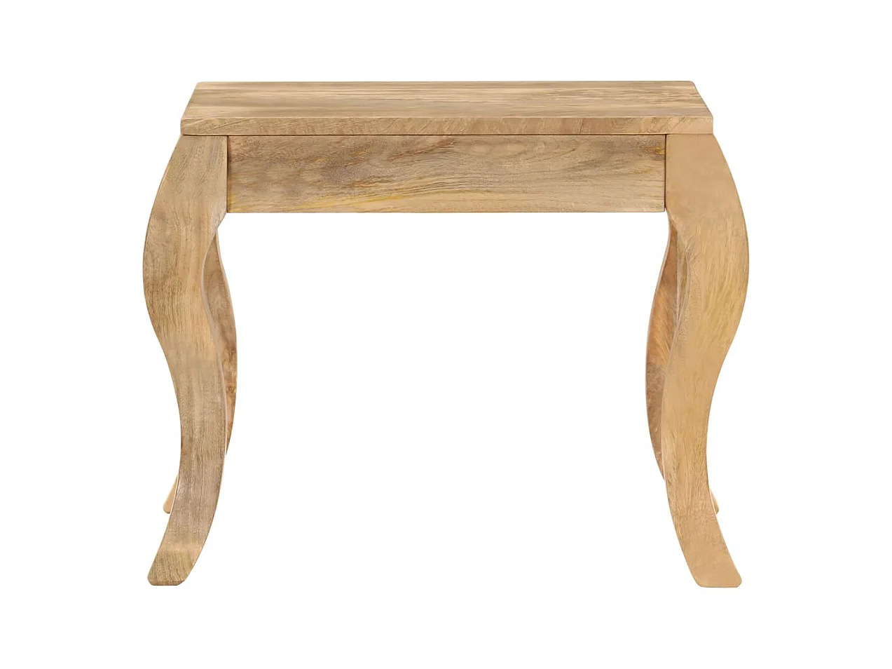 Mesa auxiliar 45x45x40 cm madera maciza de mango ES616933