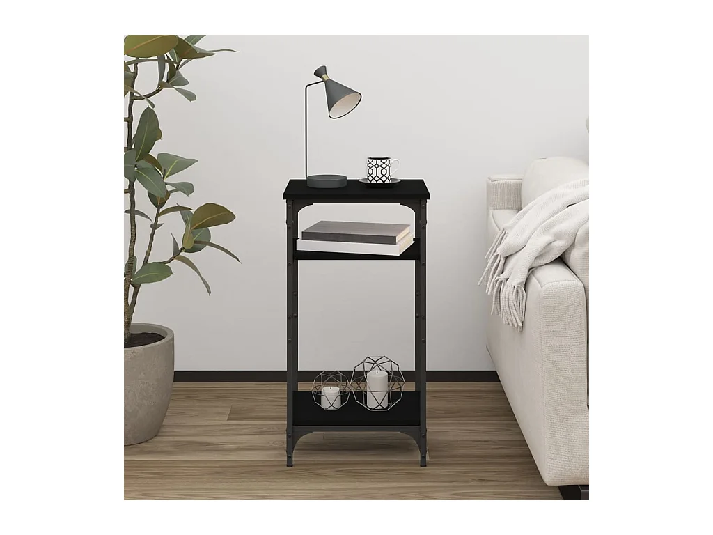 Table d'appoint Noir 40x30x75 cm Bois d'ingénierie FR966928