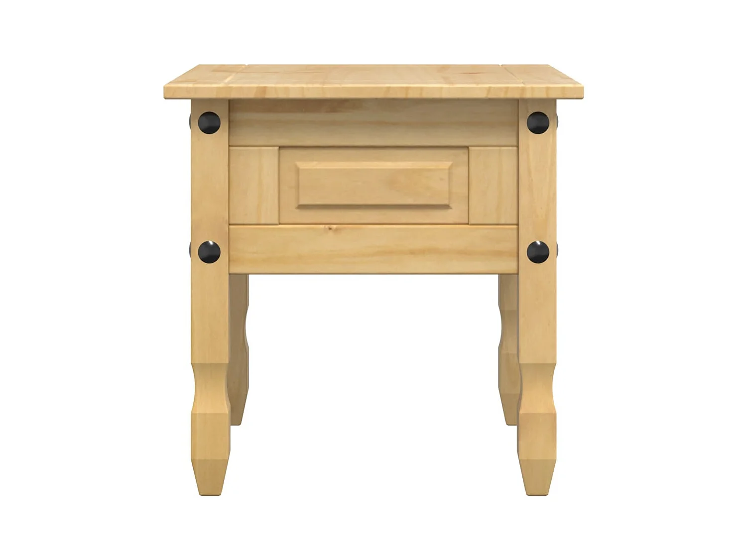 Table d'appoint Corona 50x50x50 cm bois de pin massif FR757747