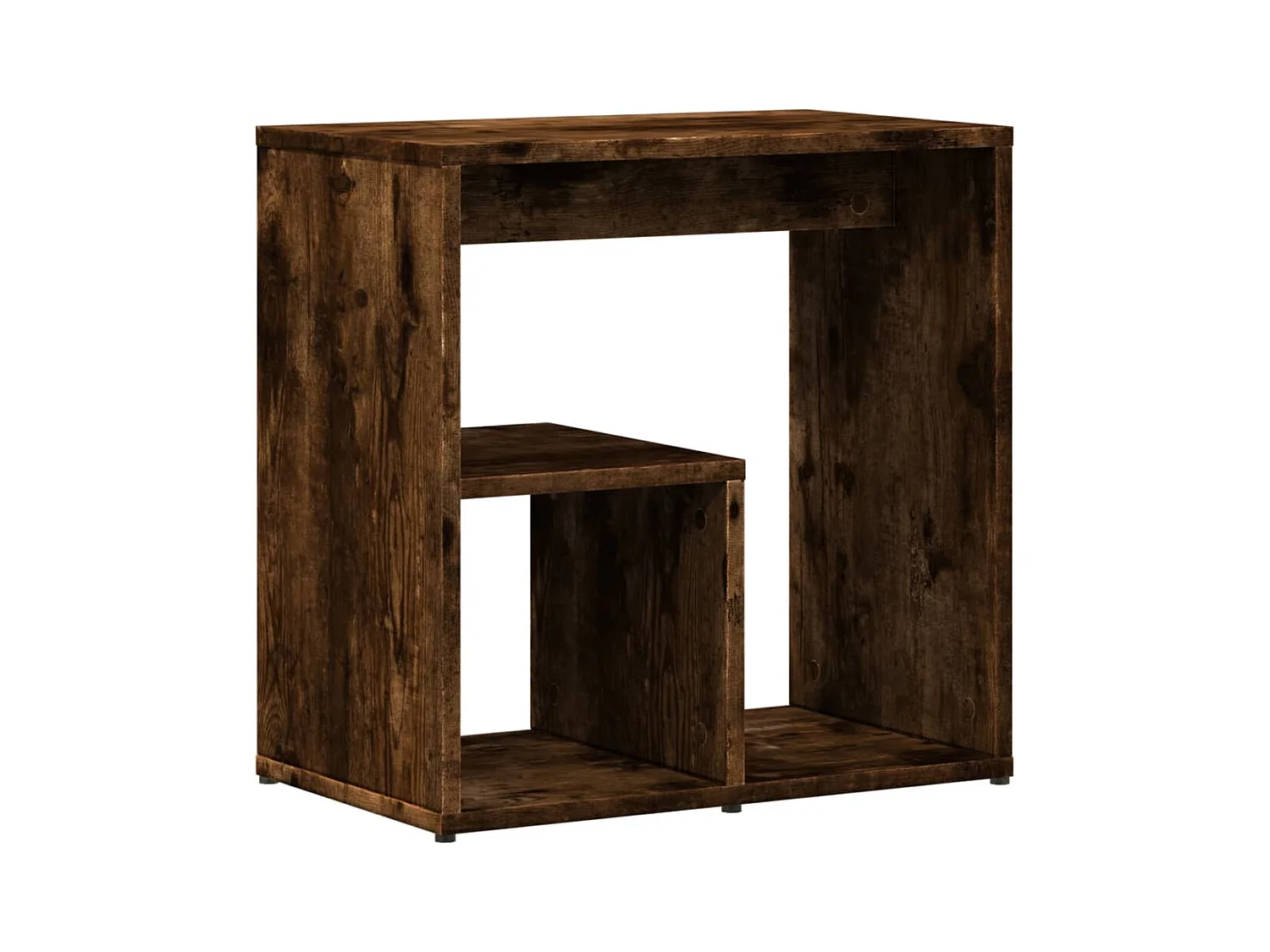 Tables d'appoint 2 pcs chêne fumé 50x30x50 cm bois d'ingénierie FR686115