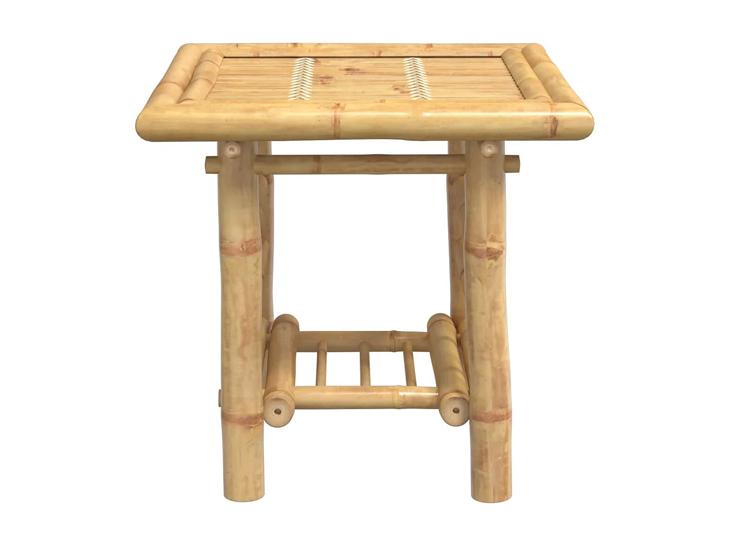 Bijzettafel 45x45x45 cm bamboe BE256095