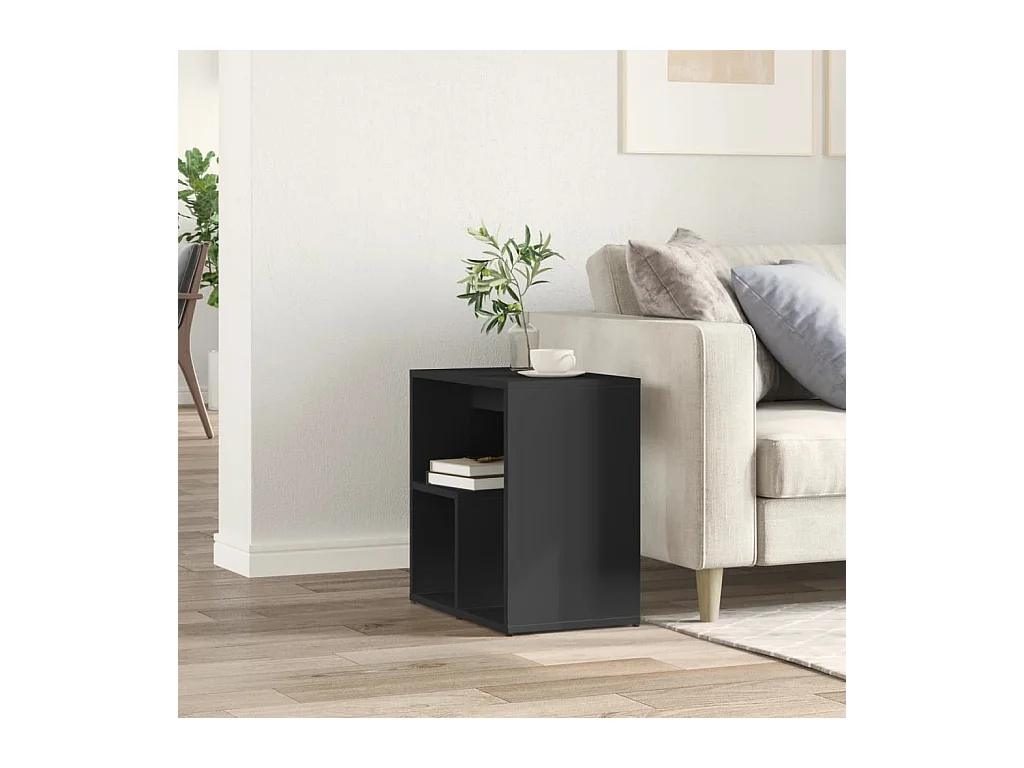 Table d'appoint Noir 50x30x50 cm Bois d'ingénierie FR824522