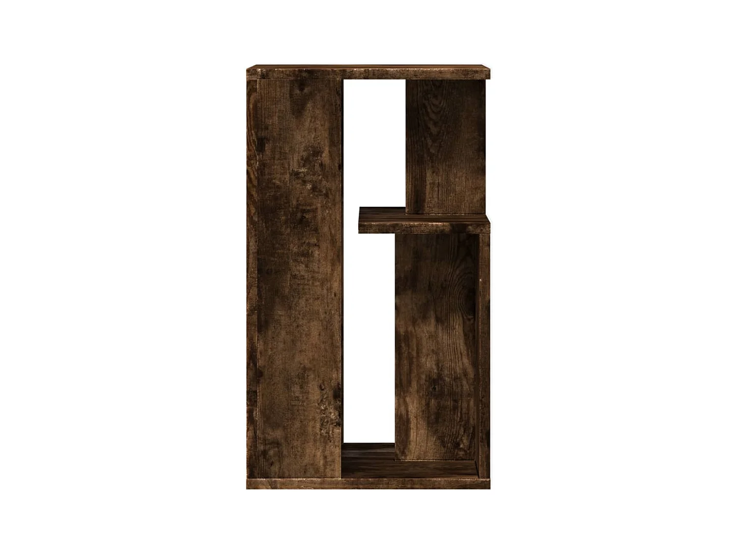 Mesa auxiliar madera de ingeniería roble ahumado 35x35x60 cm ES579023