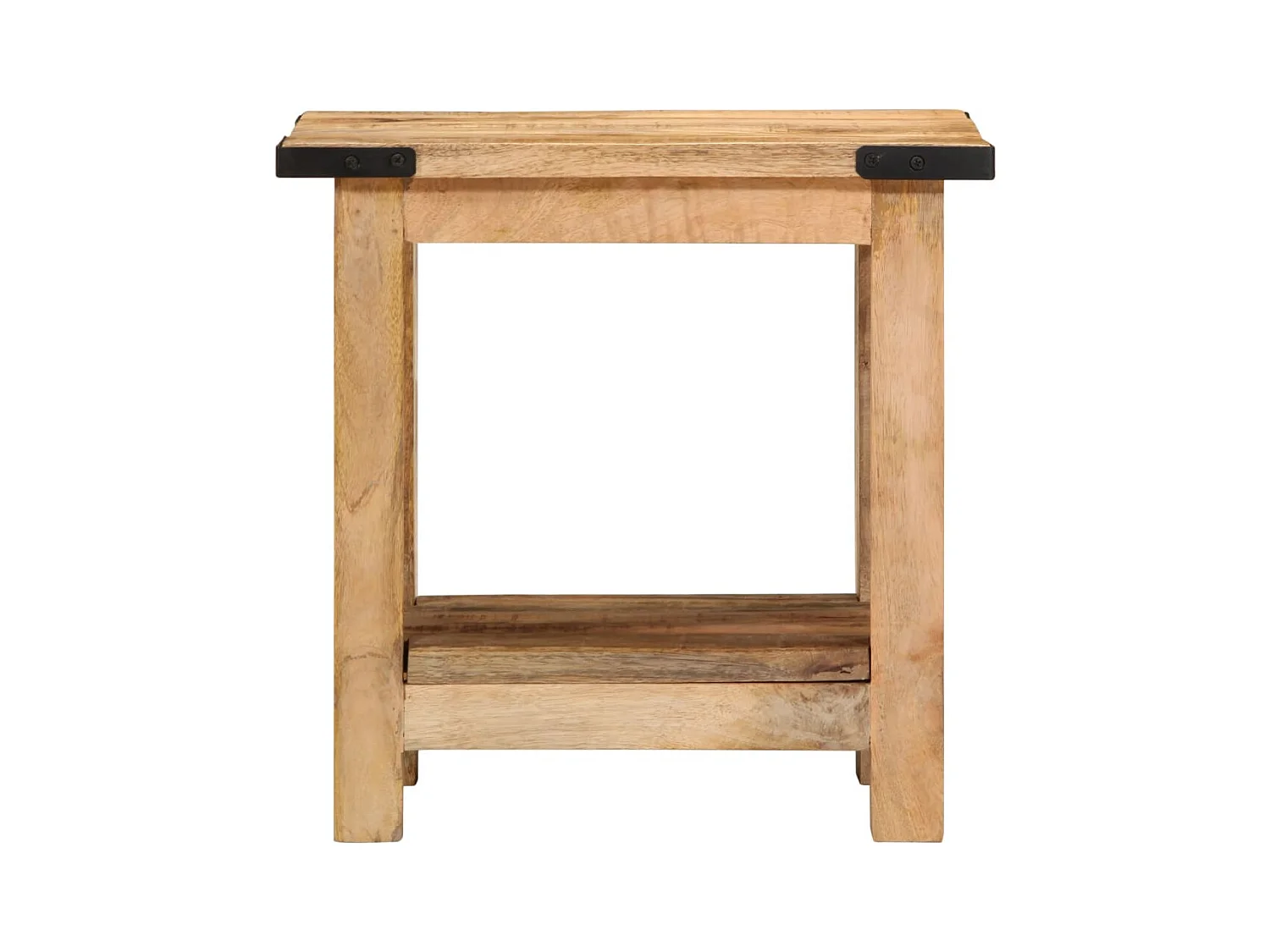 Mesa de apoio 40x30x40 cm madeira de mangueira áspera maciça PT757086