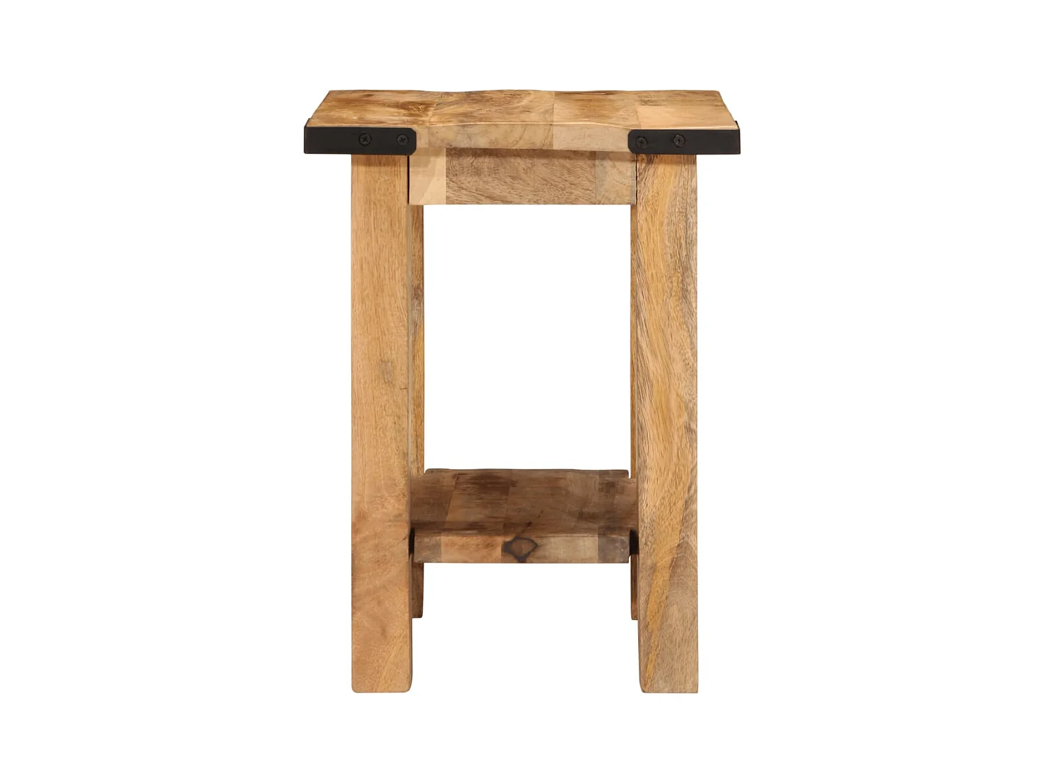 Mesa de apoio 40x30x40 cm madeira de mangueira áspera maciça PT757086