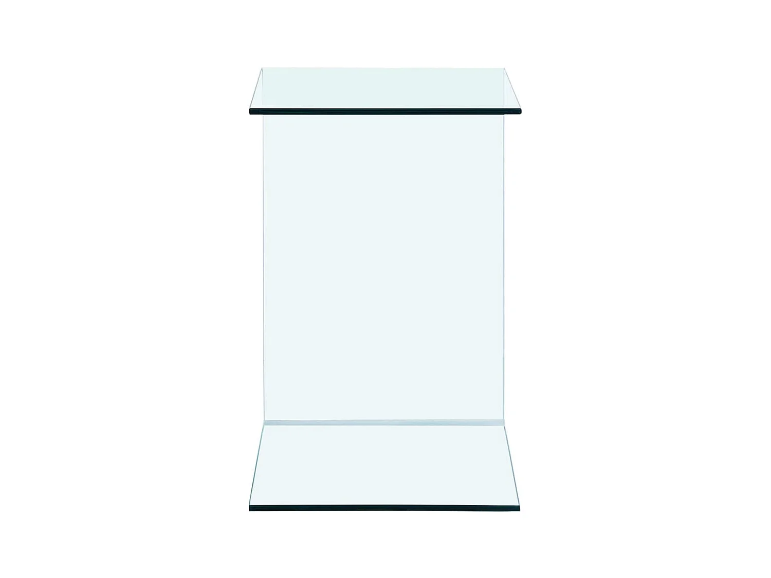 Table d'appoint 40x40x60 cm Verre trempé FR823750