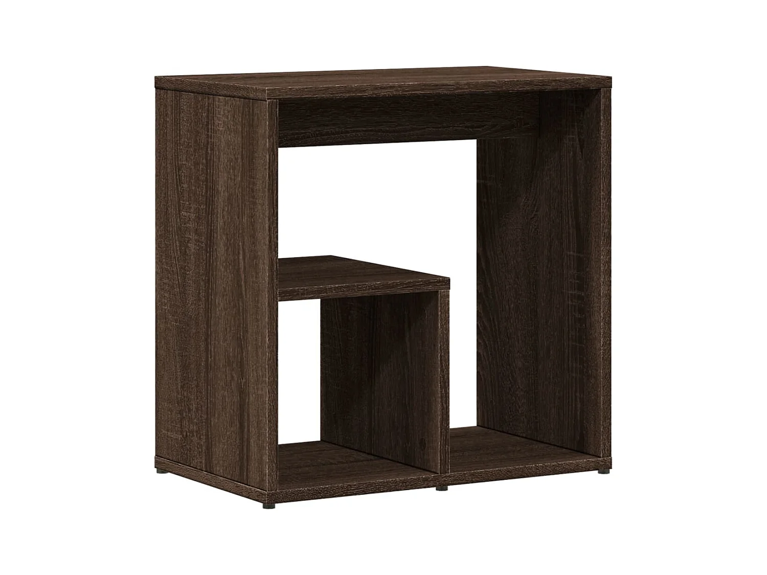 Tables d'appoint 2 pcs chêne marron 50x30x50 cm bois ingénierie FR456381
