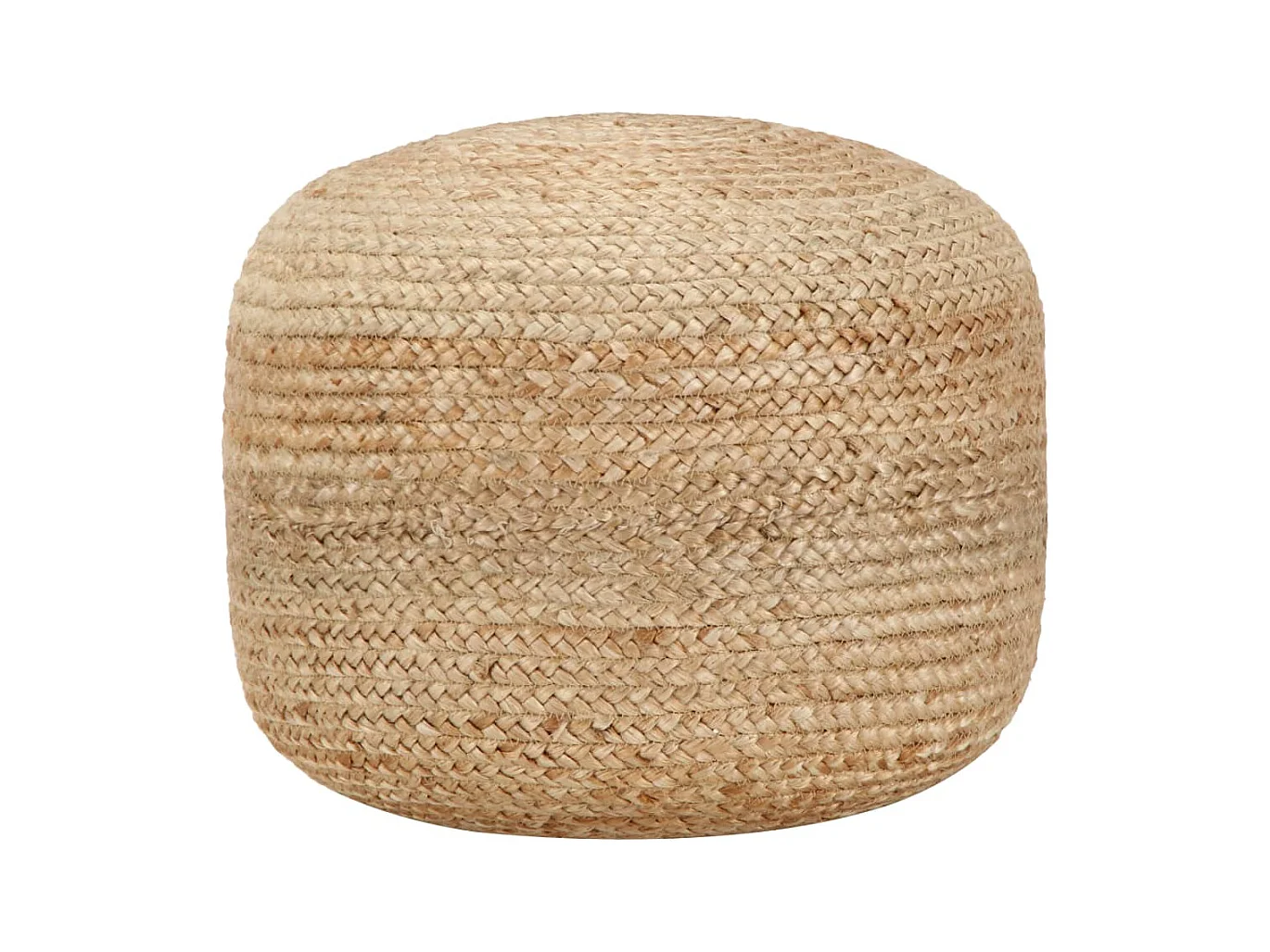 Pouf fait à la main 45 x 30 cm Jute FR349251