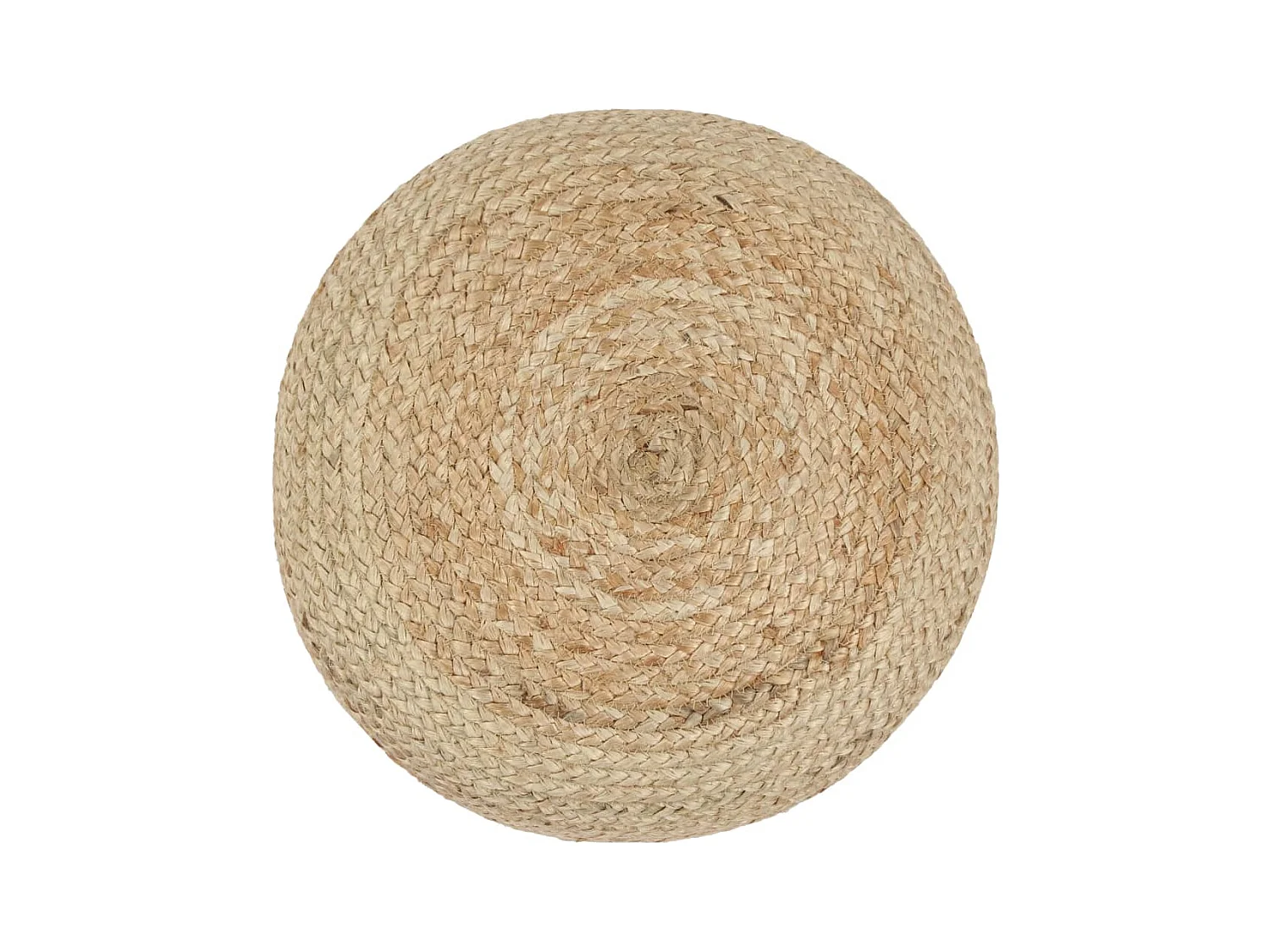 Pouf fait à la main 45 x 30 cm Jute FR349251