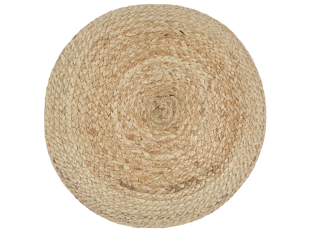 Pouf fait à la main 45 x 30 cm Jute FR349251