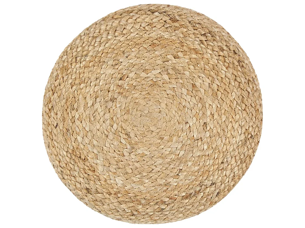 Pouf fait à la main 40 x 45 cm Jute FR968423
