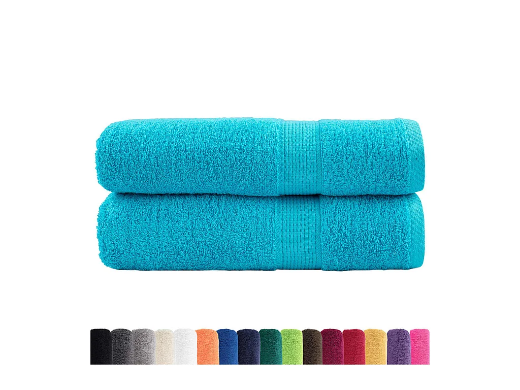 Badhanddoeken SOLUND 2 st 600 g/m² 100x150 cm BE706869