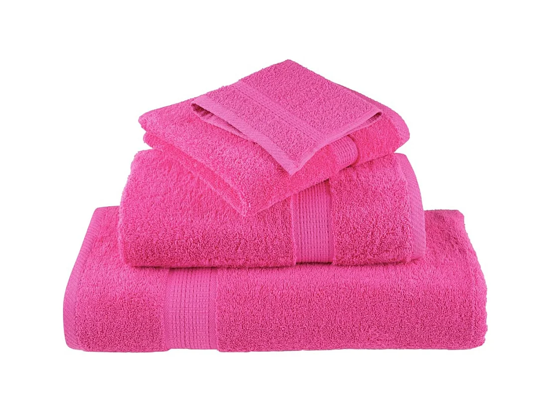 Serviettes de bain de qualité supérieure 10 pcs 100% coton FR910127