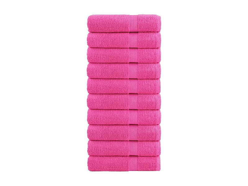Serviettes de bain de qualité supérieure 10 pcs 100% coton FR910127