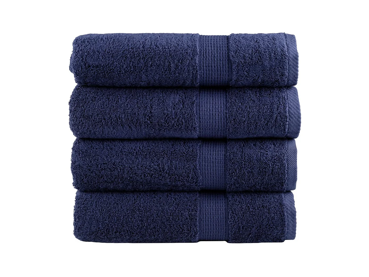 Badhanddoeken SOLUND 4 st 600 g/m² 100x150 cm marineblauw BE219420