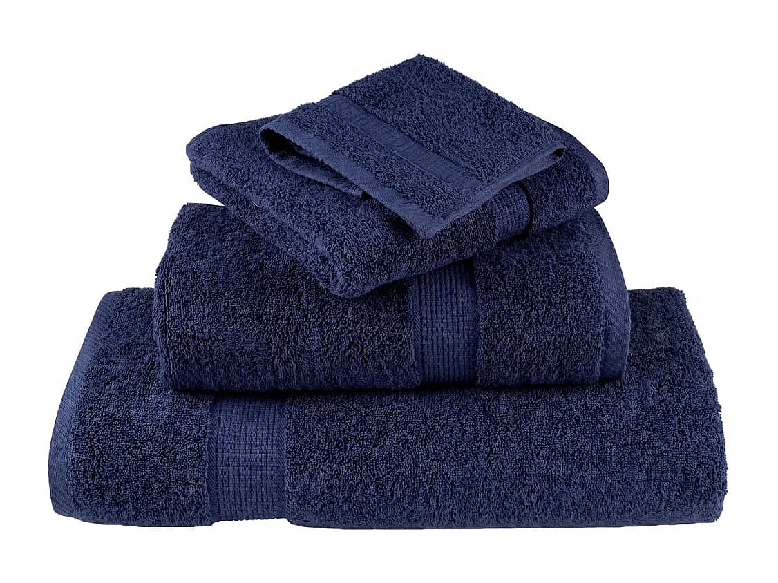 Serviettes de bain de qualité supérieure 4pcs 600g/m² 100%coton FR773782