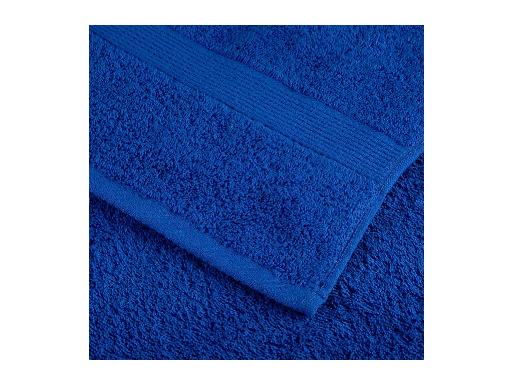 Badhanddoeken SOLUND 2 st 600 g/m² 100x150 cm blauw BE533334