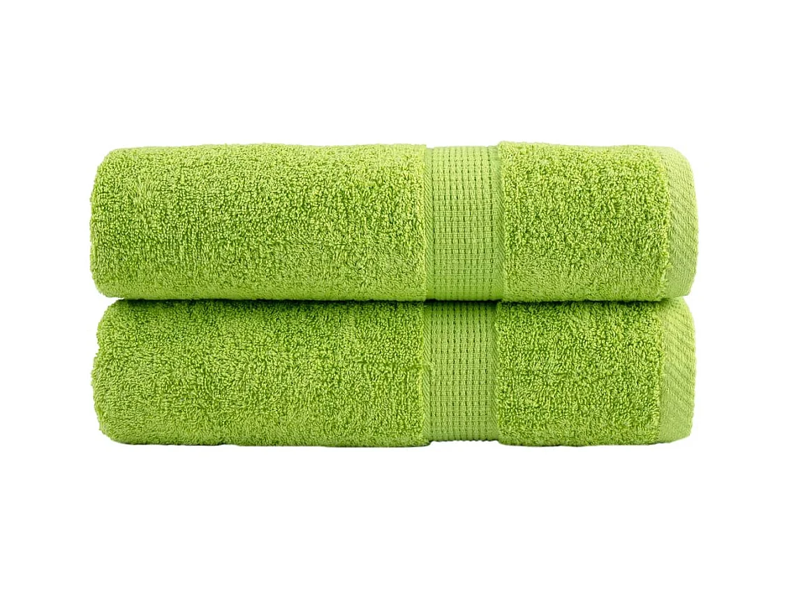 Toalhas de banho premium SOLUND 2 pcs 100x150 cm 600 gsm verde PT375888