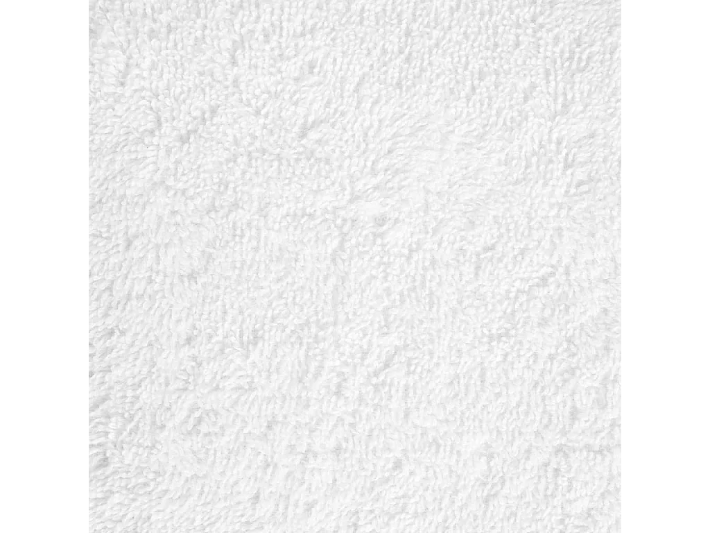 Serviettes de bain de qualité supérieure 2 pcs blanc 100% coton FR376344