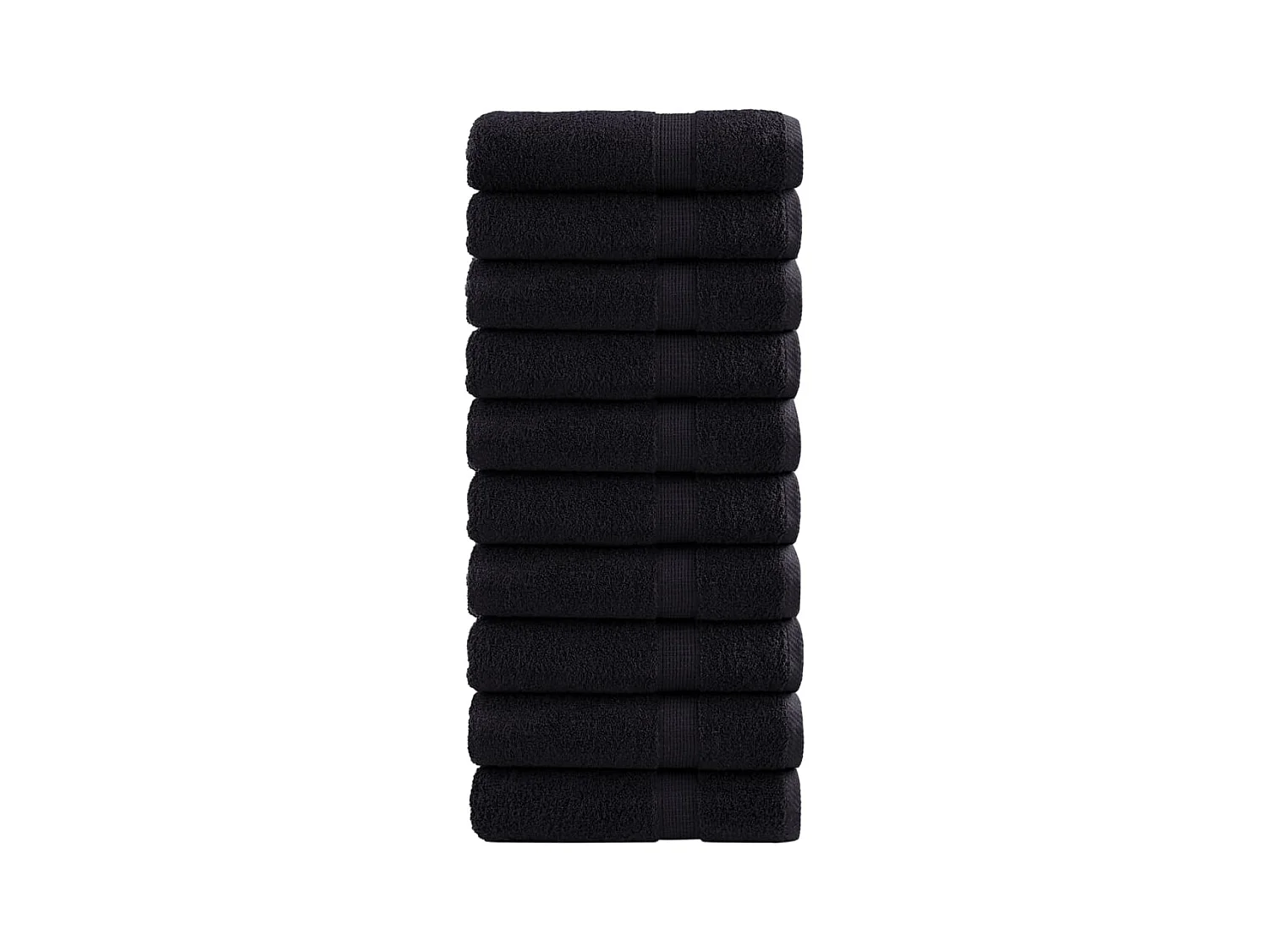 Toalhas de banho premium SOLUND 10pcs 100x150 cm 600 gsm verde PT853727