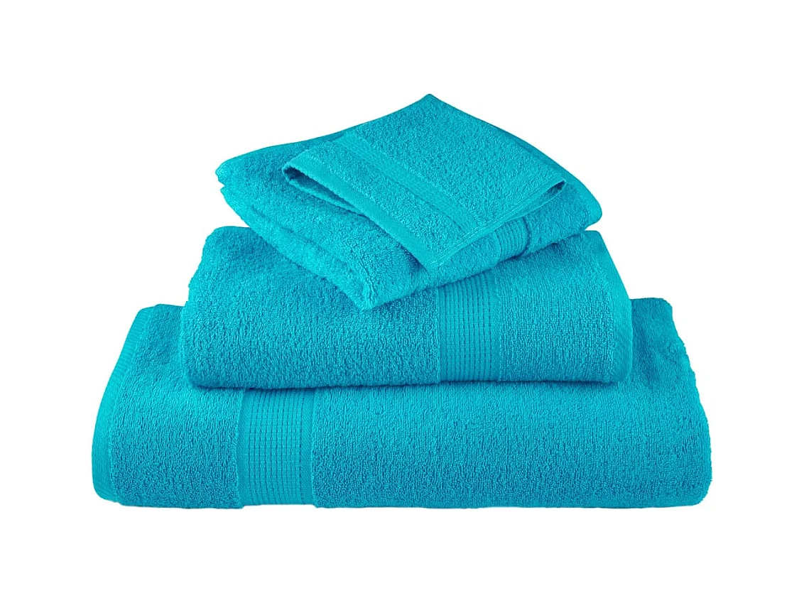 Serviettes de bain de qualité supérieure 10 pcs 100% coton FR667821