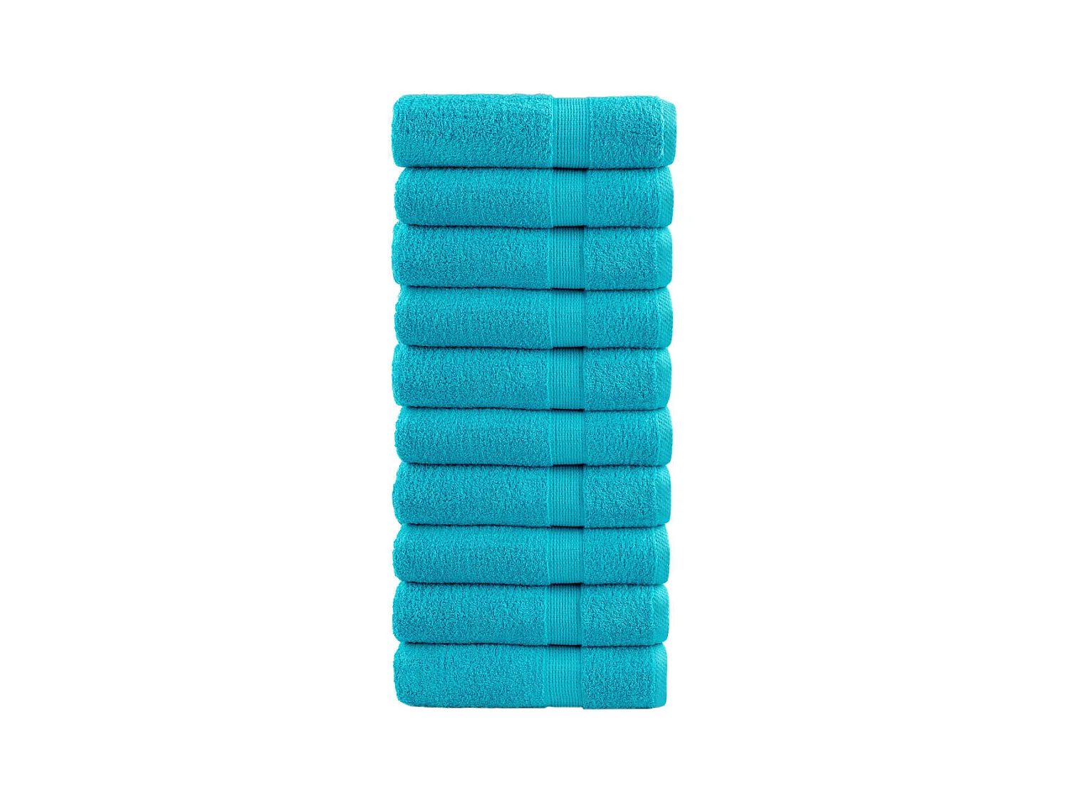 Toalhas de banho premium SOLUND 10pcs 100x150 cm 600 gsm verde PT412727