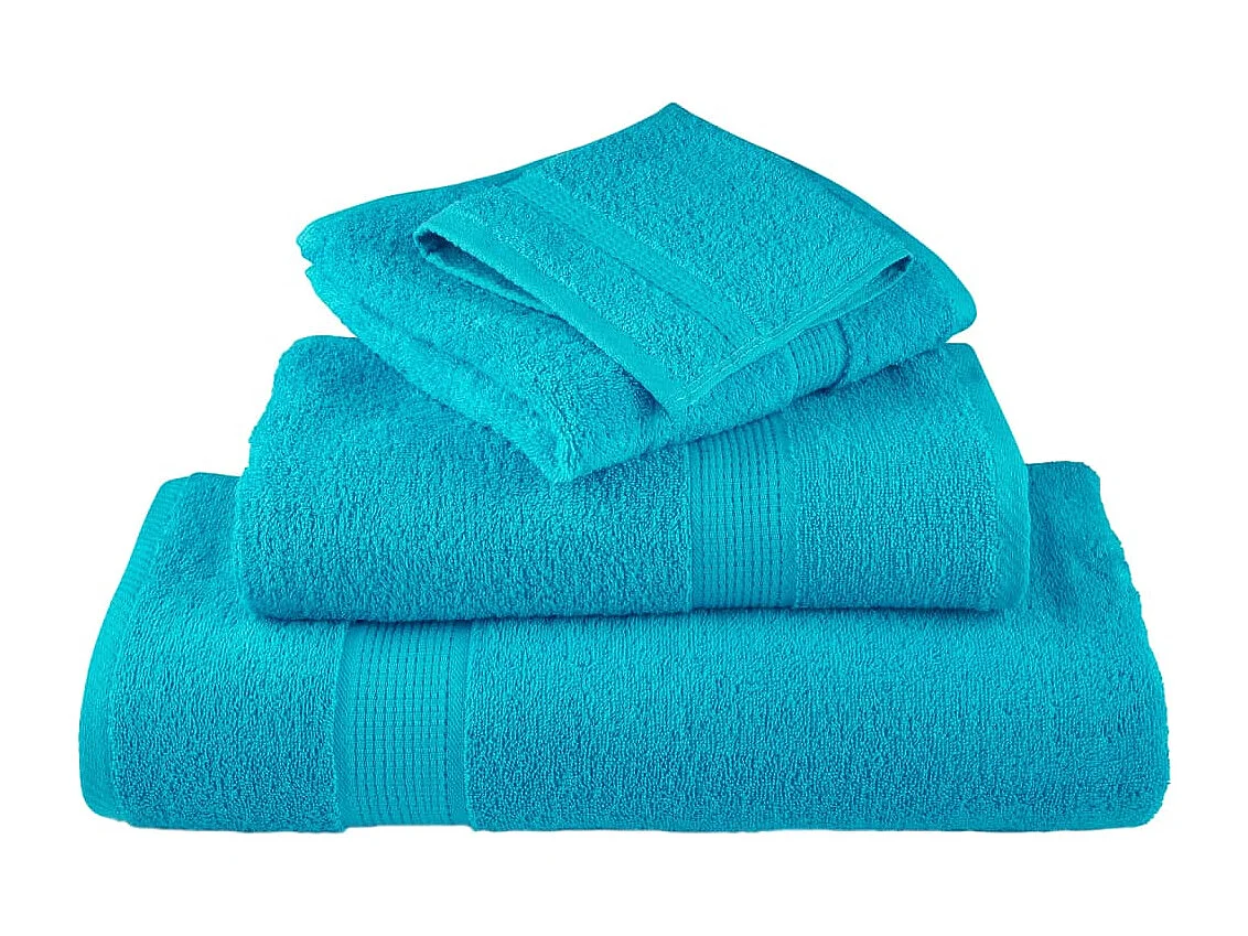 Serviettes de bain de qualité supérieure 10 pcs 100% coton FR667821