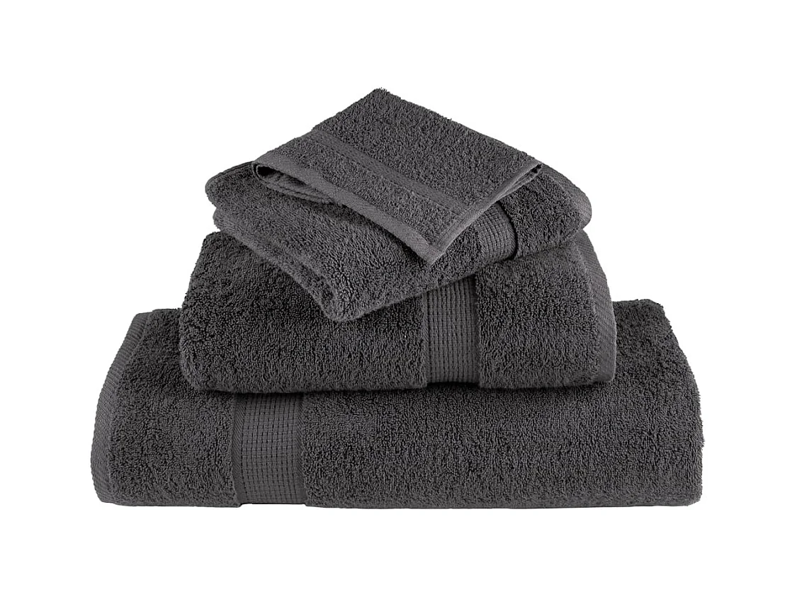 Serviettes de bain de qualité supérieure 4 pcs 100% coton FR283246