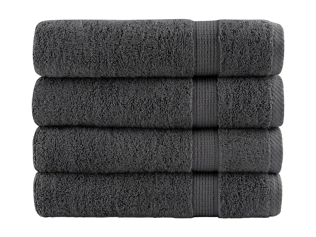 Serviettes de bain de qualité supérieure 4 pcs 100% coton FR283246