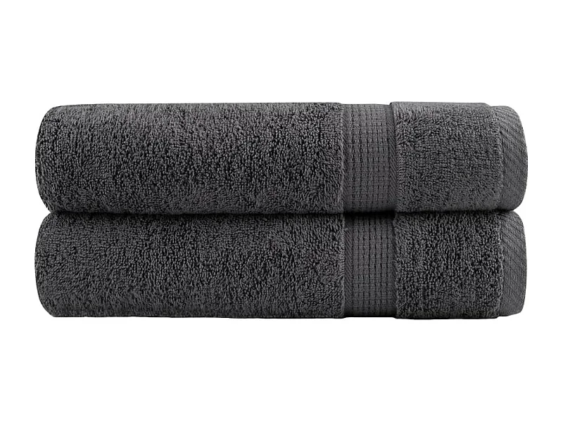 Toalhas banho premium SOLUND 2pcs 100x150cm 600gsm antracite PT585156